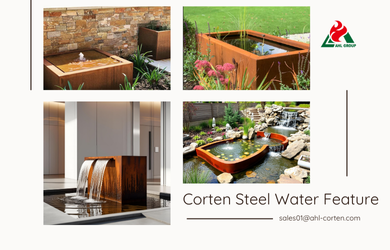 Corten Steel Water Feature